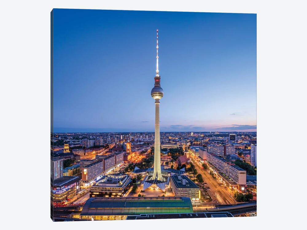 Fernsehturm Berlin (Berlin TV Tower) by Jan Becke 1-piece Canvas Print