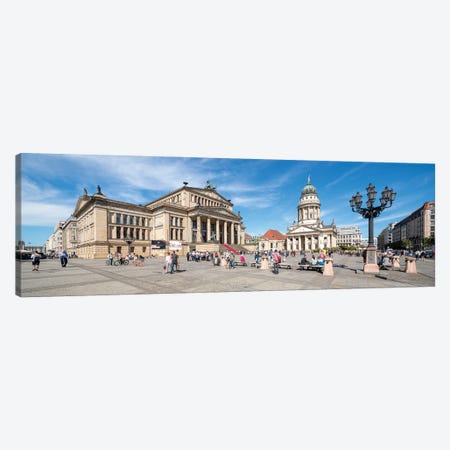 Concert hall Berlin And French Cathedral At The Gendarmenmarkt Canvas Print #JNB1902} by Jan Becke Canvas Art Print