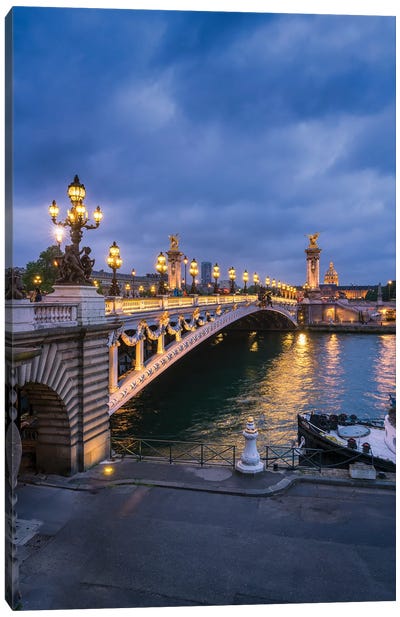 Pont Alexandre III In Paris, France Canvas Art Print