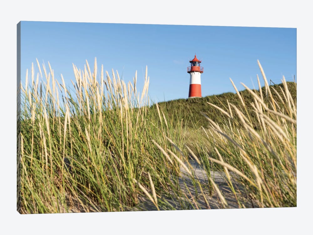 Lighthouse On The Dune Beach, Sylt, Schleswig Holstein, Germany by Jan Becke 1-piece Canvas Artwork