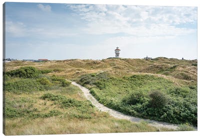 Langeoog Island In Summer, North Sea Coast, Lower Saxony, Germany Canvas Art Print