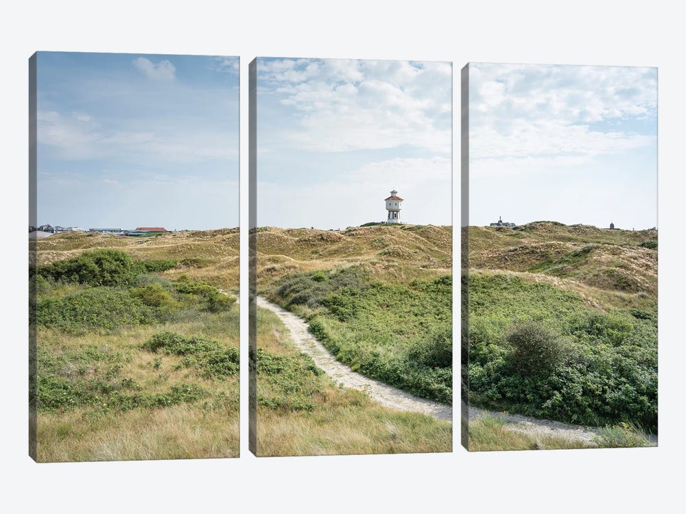 Langeoog Island In Summer, North Sea Coast, Lower Saxony, Germany by Jan Becke 3-piece Canvas Art Print