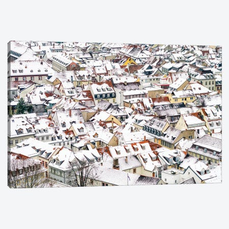 Heidelberg Old Town In Winter Canvas Print #JNB2021} by Jan Becke Canvas Wall Art