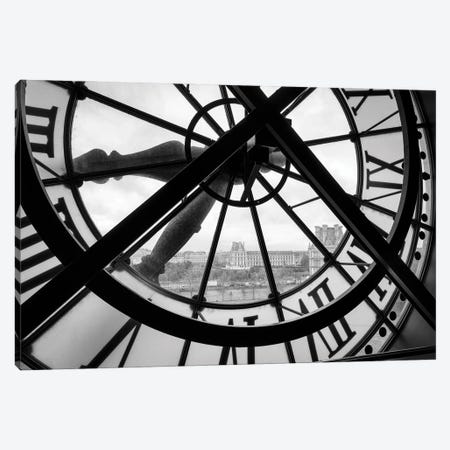 Louvre Museum Seen From Musée D'Orsay, Paris, France Canvas Print #JNB2078} by Jan Becke Canvas Print
