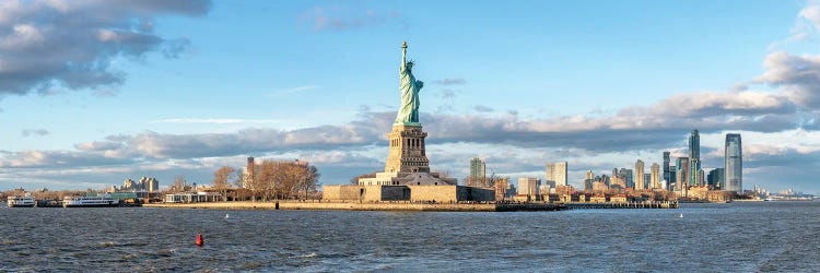 Liberty Island With Statue Of Liberty, New York City, USA