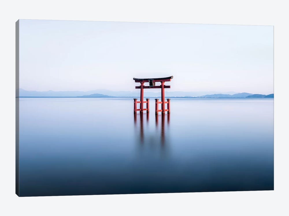 Floating Torii Gate by Jan Becke 1-piece Canvas Art