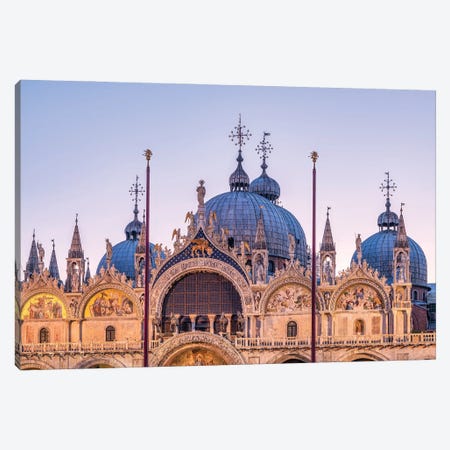 Doge's Palace (Palazzo Ducale) At Night, Venice, Italy Canvas Print #JNB2174} by Jan Becke Canvas Print