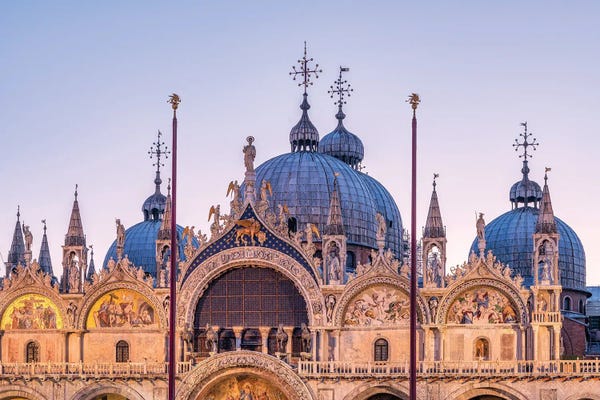 Venice: Doge's Palace (Palazzo Ducale) At Night, Venice, Italy by Jan Becke