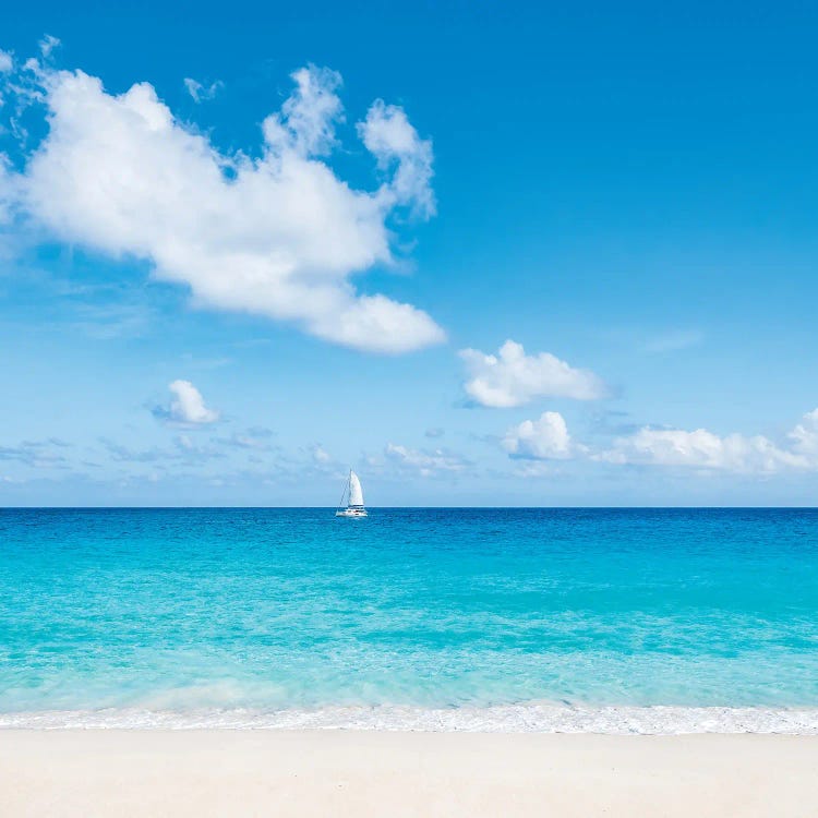 Anse Georgette Beach, Praslin Island, Seychelles