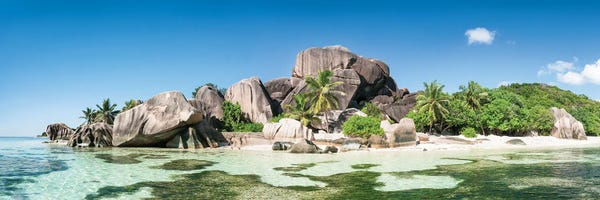 La Digue: La Digue Island Panorama, Seychelles by Jan Becke