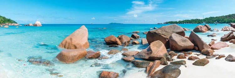 Anse Lazio Panorama, Praslin Island, Seychelles