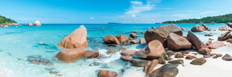 Anse Lazio Panorama, Praslin Island, Seychelles by Jan Becke wall art