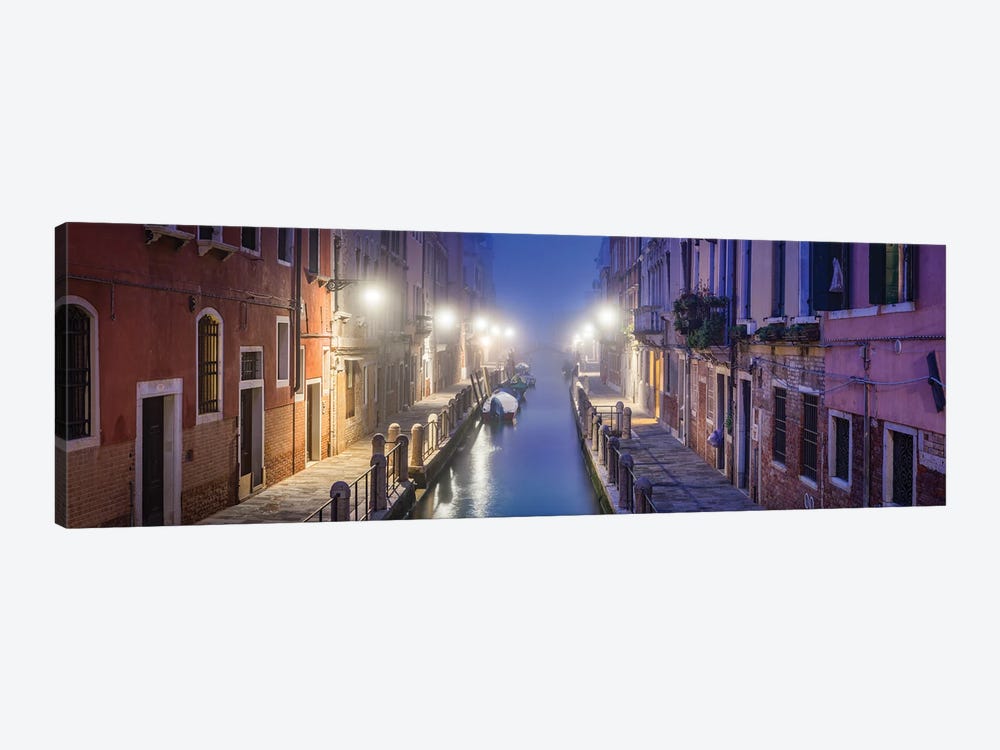 Foggy Winter Morning At A Small Canal In Venice, Italy by Jan Becke 1-piece Canvas Art