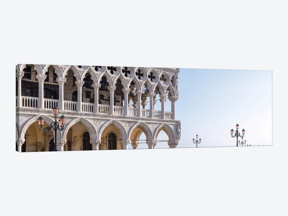 Panoramic View Of Palazzo Ducale (Doge's Palace) In Venice, Italy by Jan Becke 1-piece Canvas Wall Art
