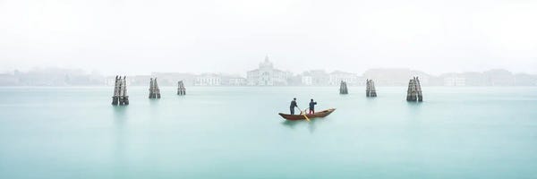 Venice: View Of The Church Le Zitelle In Winter, Giudecca Island, Venice, Italy by Jan Becke
