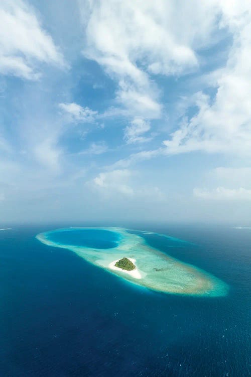 Aerial View Of Hanifaru Bay, Baa Atoll, Maldives