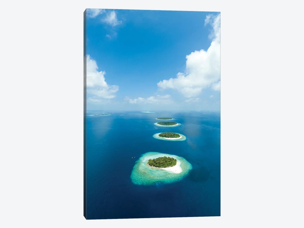Aerial View Of Baa Atoll In The Maldives by Jan Becke 1-piece Art Print