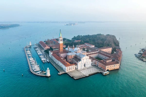 Venice: The Island San Giorgio Maggiore In Venice, Italy by Jan Becke