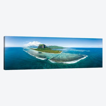 Aerial Panorama Of Mauritius Island In The Indian Ocean Canvas Print #JNB2283} by Jan Becke Canvas Artwork