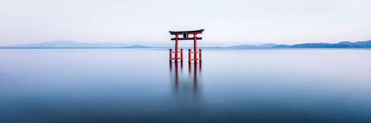 Floating Torii Gate At Lake Biwa, Japan