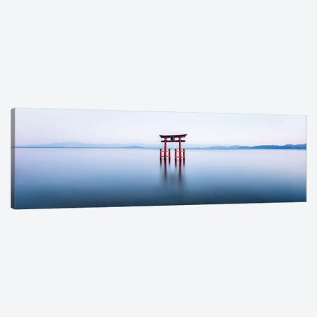 Floating Torii Gate At Lake Biwa, Japan Canvas Print #JNB228} by Jan Becke Canvas Art Print