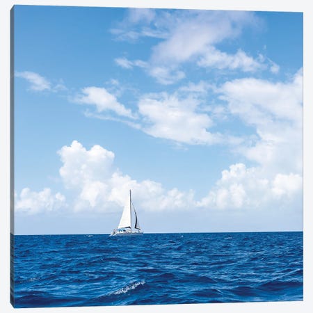 Sailboat In The South Seas Canvas Print #JNB2292} by Jan Becke Canvas Art Print