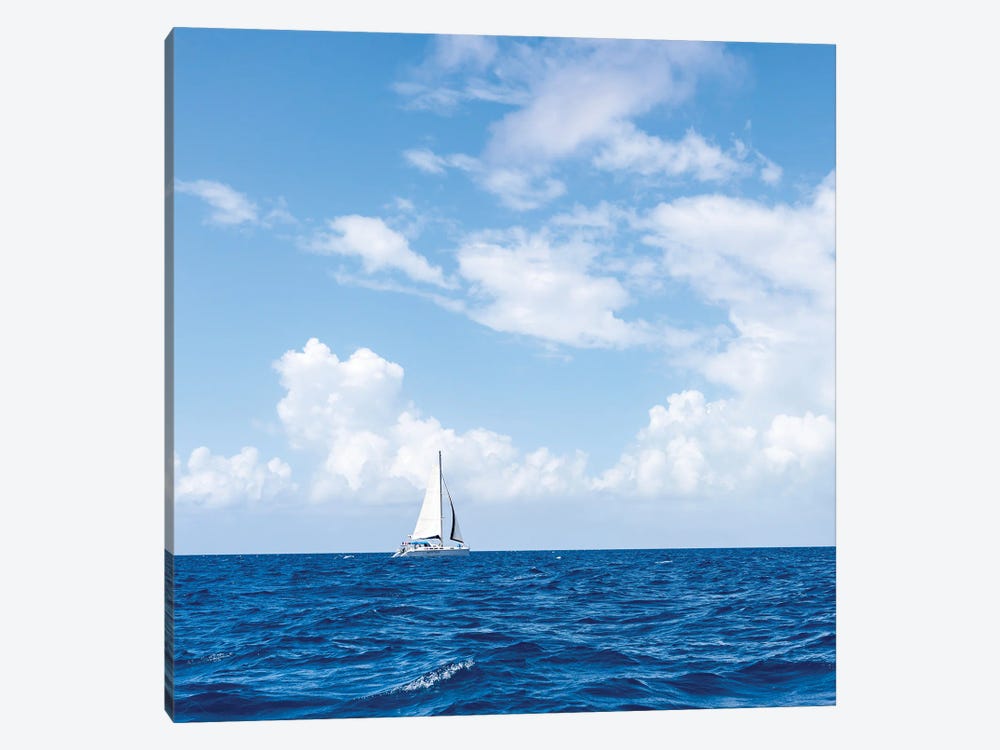 Sailboat In The South Seas by Jan Becke 1-piece Canvas Artwork
