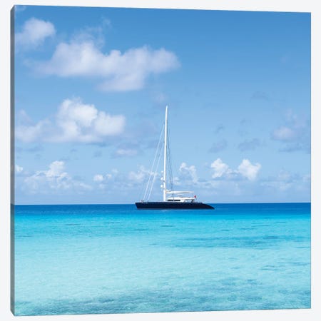 Sailboat In The South Pacific Canvas Print #JNB2293} by Jan Becke Art Print