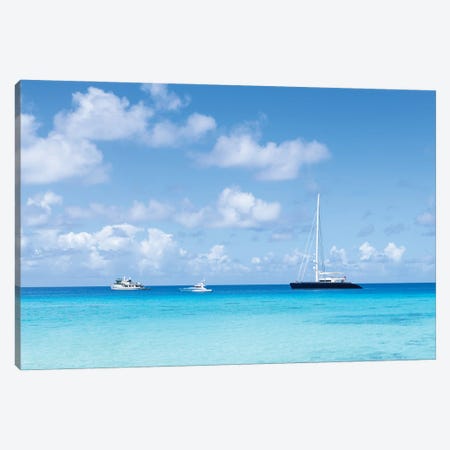 Summer Vacation On A Sailboat In The South Pacific Canvas Print #JNB2294} by Jan Becke Canvas Art
