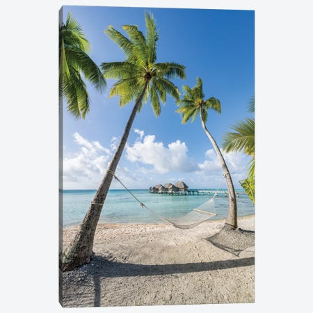 Summer Vacation On A Tropical Island In The South Seas Canvas Print #JNB2301} by Jan Becke Canvas Print