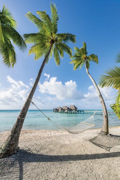Fine Art Print: Summer Vacation On A Tropical Island In The South Seas by Jan Becke