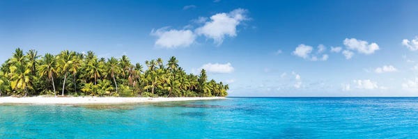 French Polynesia: Tropical Island Panorama, South Seas, French Polynesia by Jan Becke
