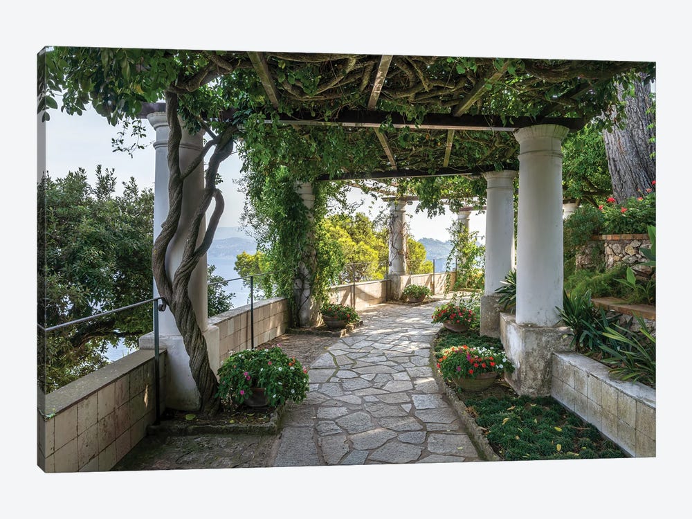 Villa San Michele, Capri Island, Italy by Jan Becke 1-piece Canvas Art Print