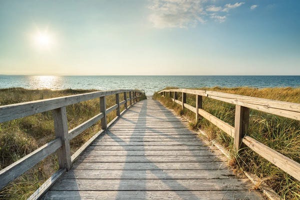 Jan Becke: Pathway To The Beach by Jan Becke