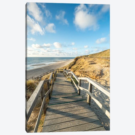 Pathway To The Beach, North Sea Coast, Kampen, Sylt, Schleswig-Holstein, Germany Canvas Print #JNB2376} by Jan Becke Canvas Print