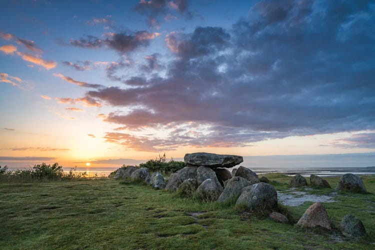 Megalithic Tomb Harhoog In Keitum, Sylt, Schleswig-Holstein, Germany