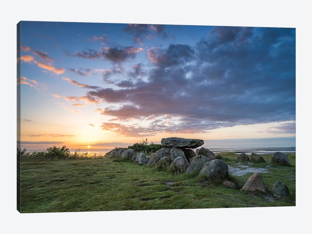 Megalithic Tomb Harhoog In Keitum, Sylt, Schleswig-Holstein, Germany by Jan Becke 1-piece Art Print