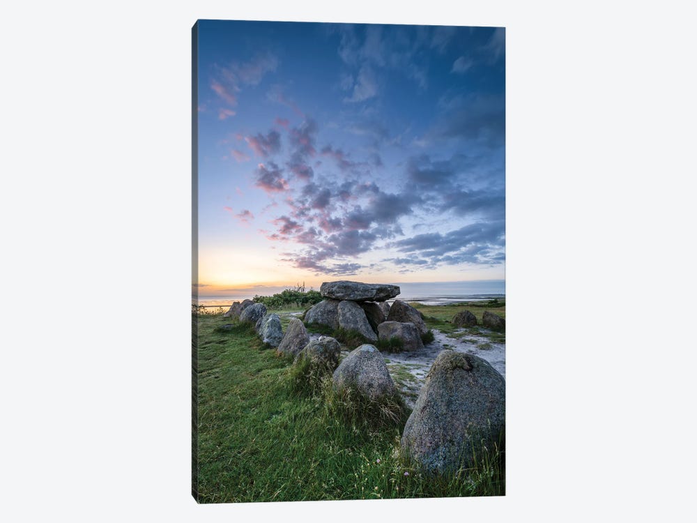 Historic Megalithic Tomb Harhoog In Keitum, Sylt, Schleswig-Holstein, Germany by Jan Becke 1-piece Canvas Art