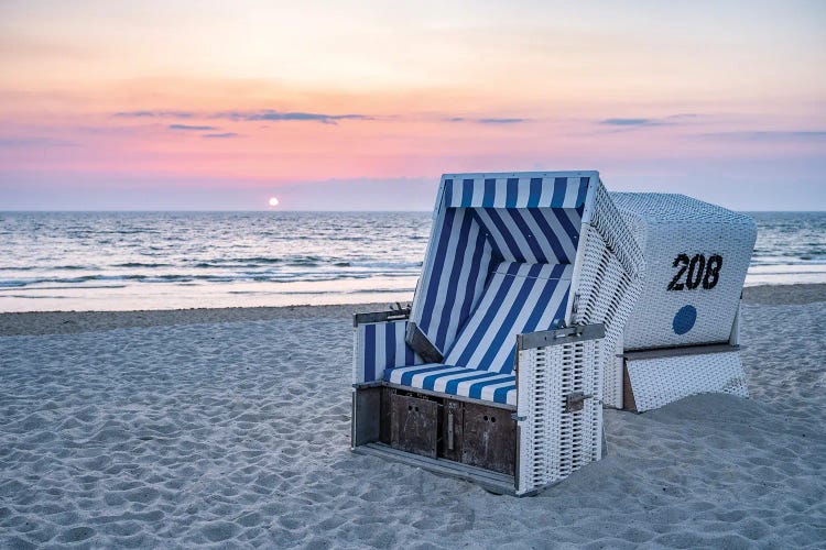 Sunset At The North Sea Coast, Germany