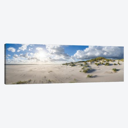 Dune Landscape In Warm Sunlight Canvas Print #JNB2385} by Jan Becke Canvas Art