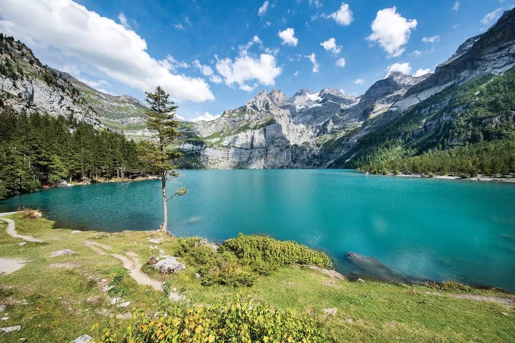 Oeschinen Lake In Switzerland