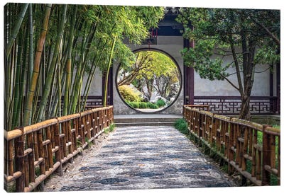 Classical Chinese Garden, Suzhou Canvas Art Print - Trail, Path & Road Art