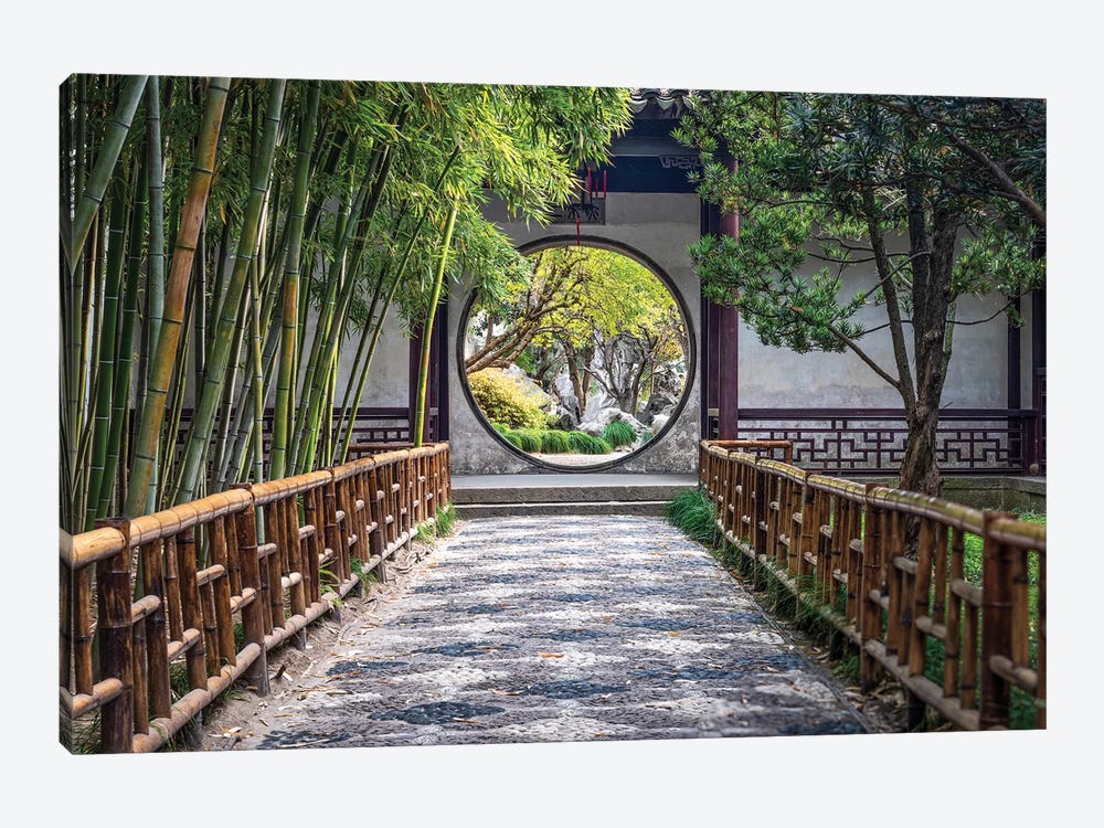 Classical Chinese Garden, Suzhou by Jan Becke 1-piece Canvas Wall Art