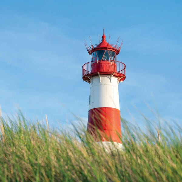 Sylt: Red Lighthouse, North Sea Coast, Sylt, Germany by Jan Becke
