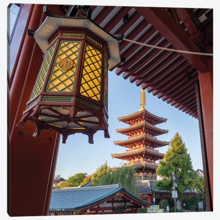 Pagoda At The Senso-Ji Temple, Asakusa, Tokyo, Japan Canvas Print #JNB2418} by Jan Becke Art Print