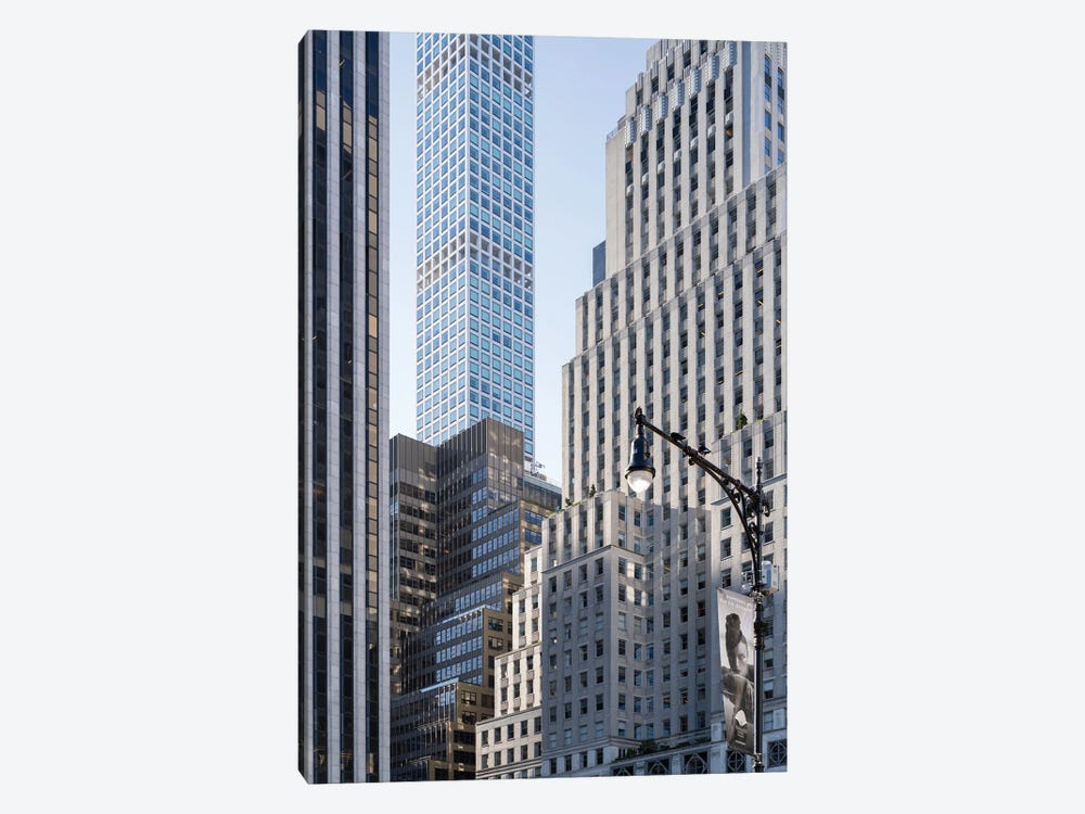 Modern Skyscraper Architecture In Midtown Manhattan, New York City, USA by Jan Becke 1-piece Canvas Art