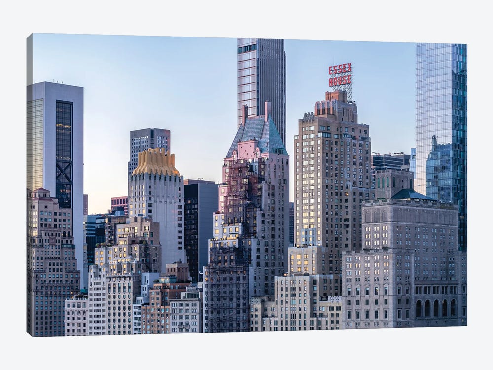 Skyscraper Buildings In Midtown Manhattan, New York City by Jan Becke 1-piece Canvas Art