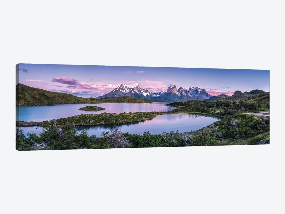 Lake Pehoé In Torres Del Paine National Park, Chile by Jan Becke 1-piece Canvas Art Print