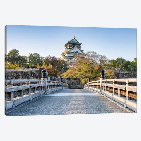 Osaka Castle In Autumn Season Canvas Print #JNB2451} by Jan Becke Canvas Print