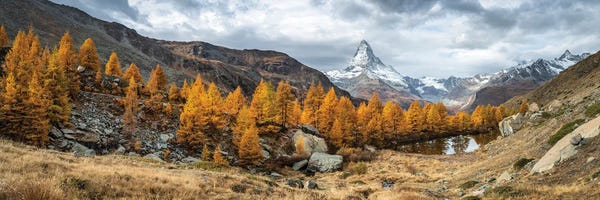 Switzerland: Matterhorn Mountain In Autumn Season, Zermatt, Switzerland by Jan Becke
